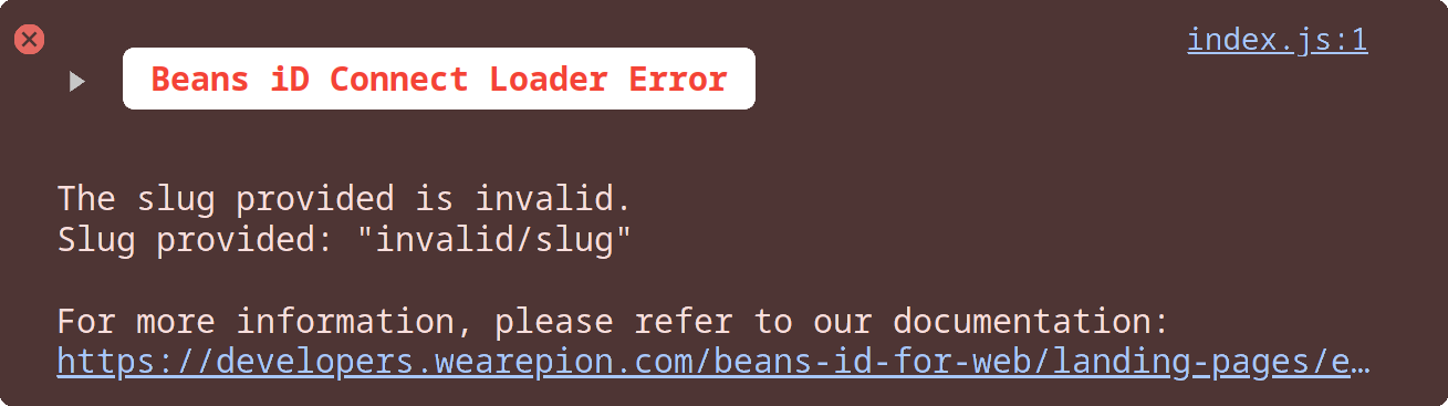 Example error